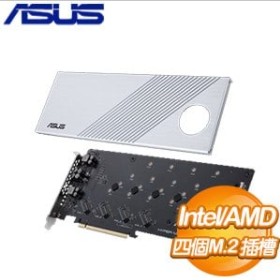 ASUS 華碩 HYPER M.2 X16 GEN 4 CARD 擴充轉接卡