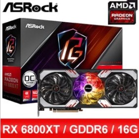 ASRock 華擎 RX6800XT PGD 16GO 顯示卡