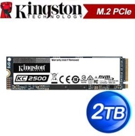 Kingston 金士頓 KC2500 2TB M.2 PCIe SSD固態硬碟【五年保】(讀:3500M/寫:2900M/TLC)