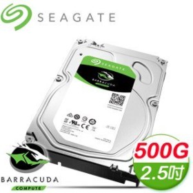 Seagate 希捷 新梭魚 500G 5400轉 128MB SATA3 2.5吋硬碟(ST500LM030-2Y)