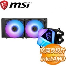 MSI 微星 MAG CORELIQUID C240 ARGB 一體式水冷CPU散熱器 CORE LIQUID