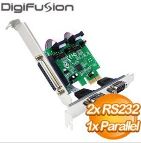 伽利略 PCI-E 2 埠 RS232 + 1 埠 Print 擴充卡(PETRP02A)