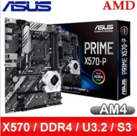 ASUS 華碩 PRIME X570-P AM4主機板(ATX/3+1年保)