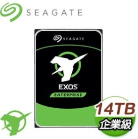 Seagate 希捷 企業號 14TB 3.5吋 7200轉 256M快取 企業級硬碟(ST14000NM001G-5Y)