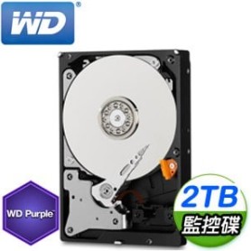 WD 威騰 2TB 3.5吋 5400轉 64M快取 SATA3紫標監控硬碟(WD20PURZ)