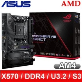 ASUS 華碩 ROG CROSSHAIR VIII IMPACT AM4主機板 (ITX/3+2年保)
