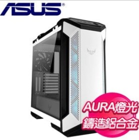 ASUS 華碩 TUF Gaming GT501 White Edition 玻璃透側 E-ATX電腦機殼《白》