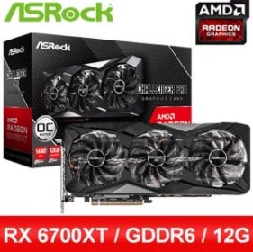 ASRock 華擎 RX6700XT CLP 12GO 顯示卡
