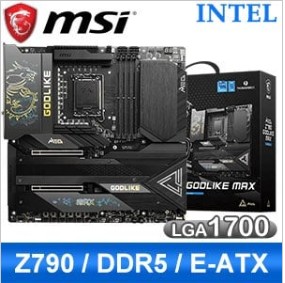 MSI 微星 MEG Z790 GODLIKE MAX D5 LGA1700主機板(E-ATX/3+2年保)