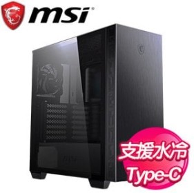 MSI 微星【MPG SEKIRA 100P】玻璃透側 E-ATX電腦機殼《黑》